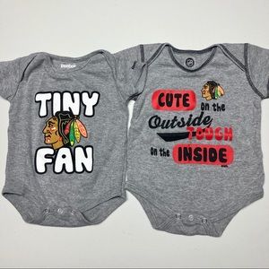Baby NHL Blackhawks Onesies